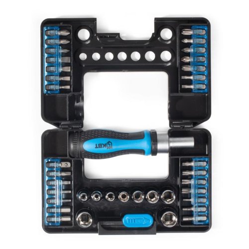 Отвертка реверсивная с битами КВТ НБ-38  картинка